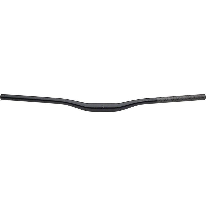 NEW Salsa Rustler Deluxe Alloy Bar Flat/Riser Handlebar Salsa Rustler Deluxe Riser Handlebar, 31.8, 750mm width, Black