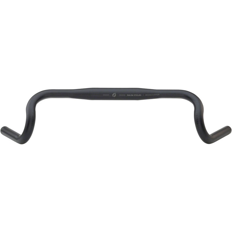 NEW Salsa Woodchipper Bar Drop Handlebar Salsa Woodchipper Drop Handlebar – Aluminum, 31.8mm, 42cm, Black