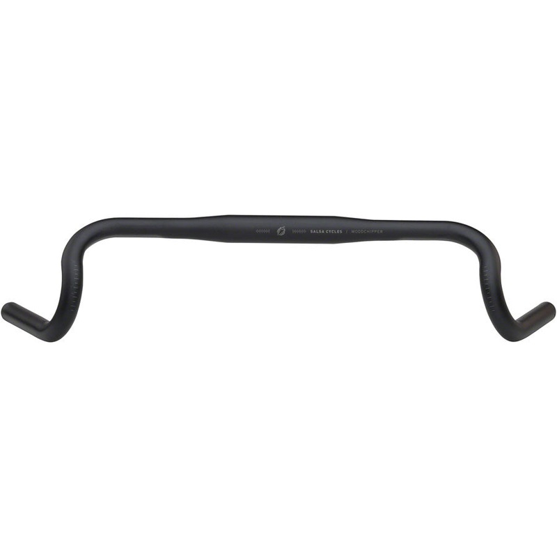 NEW Salsa Woodchipper Bar Drop Handlebar Salsa Woodchipper Drop Handlebar – Aluminum, 31.8mm, 46cm, Black