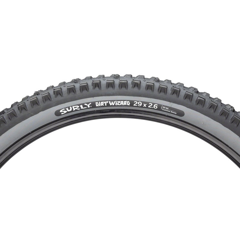 NEW Surly Dirt Wizard Tire 29 2.6, Tubeless, Black/Slate, 60 tpi