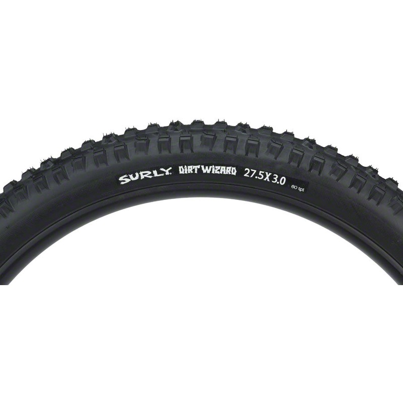 NEW Surly Dirt Wizard Tire Surly Dirt Wizard Tire – 27.5 x 3.0, Tubeless, Folding, Black, 60tpi