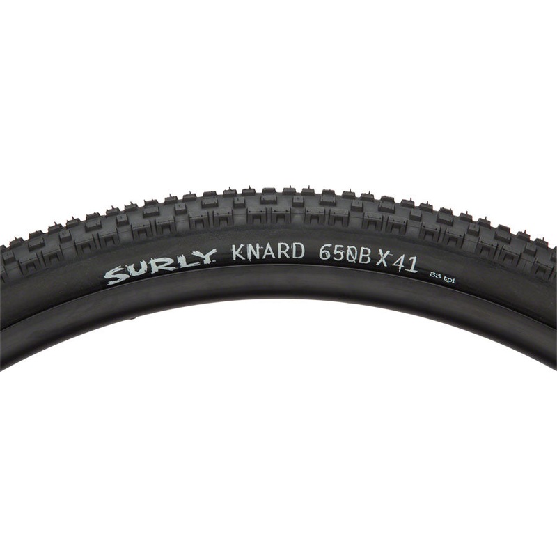 NEW Surly Knard Tire Surly Knard Tire – 650b x 41, Clincher, Folding, Black, 33tpi