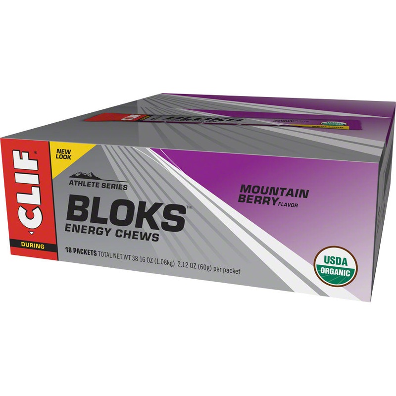 BOX OF 18 – Clif Shot Bloks: Mountain Berry