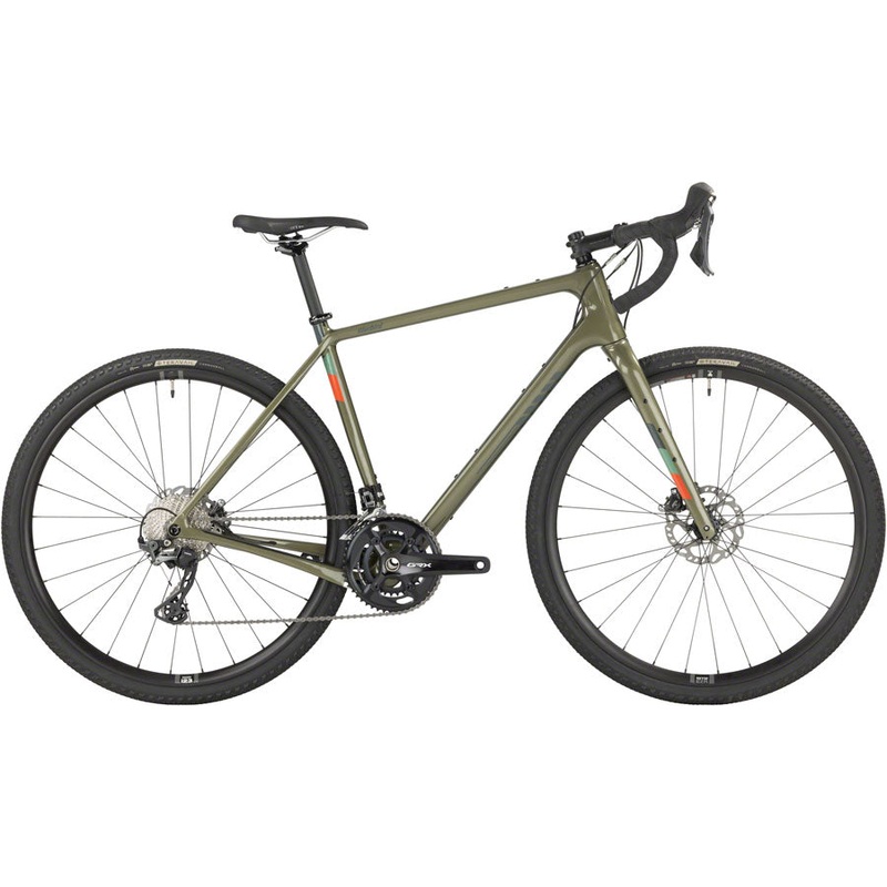 DEMO Salsa Warbird C GRX 810 Bike – 700c, Carbon, Green, 49cm