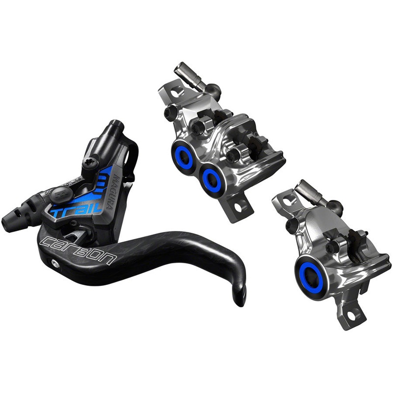 NEW Magura MT Trail SL Disc Brake Set Disc Brake Set – Front and Rear Hydraulic Post Mount Black/Chrome