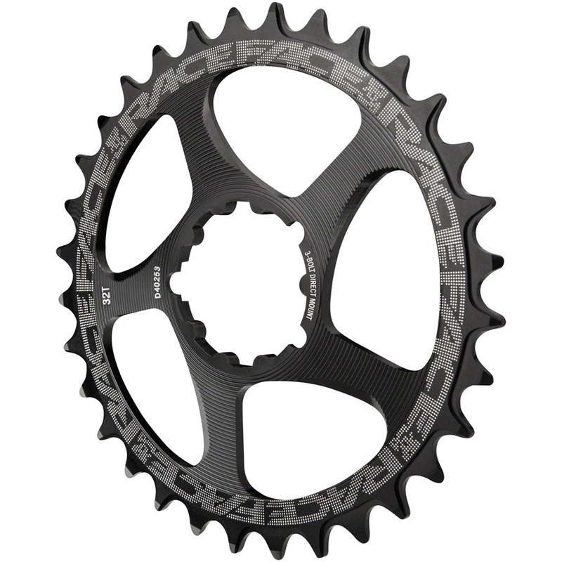 NEW RaceFace Narrow Wide Chainring: Direct Mount 3-Bolt Compatible, 26t, Black