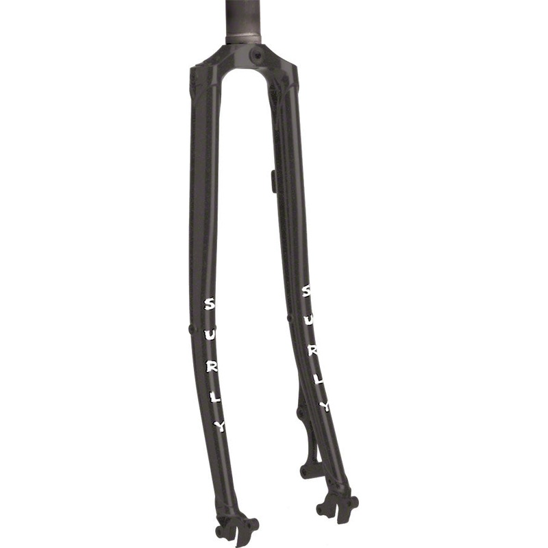NEW Surly Straggler Cyclocross/Hybrid Fork Surly Straggler Disc Fork: 700c, 400mm, 1-1/8 straight steerer, Black