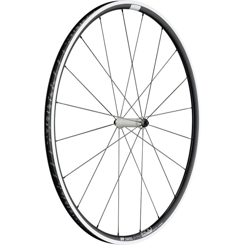 NEW DT Swiss PR 1600 Spline 23 Front Wheel – 700, QR x 100mm, Rim Brake, Black