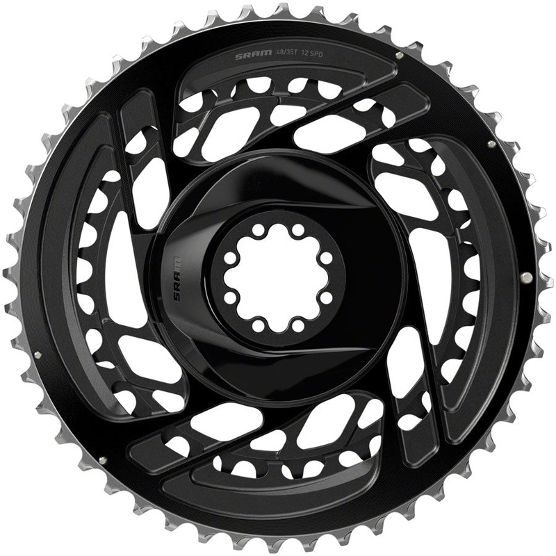 NEW SRAM Force 2x Chainring Kit – 48/35t, 2×12-Speed, 8-Bolt, Direct Mount, Black, D2