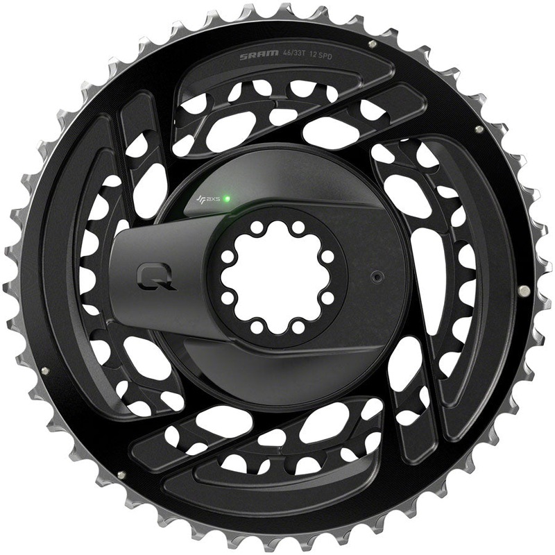NEW SRAM Force AXS 2x Power Meter Chainring Kit – 46/33t 2×12-Speed 8-Bolt Direct Mount Black D2