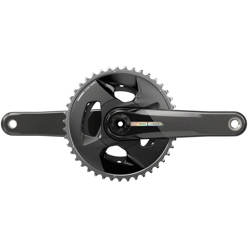 NEW SRAM Force AXS Wide Crankset 2×12 Speed, Carbon, Iridescent Gray, DUB, D2, 43/30t 165mm