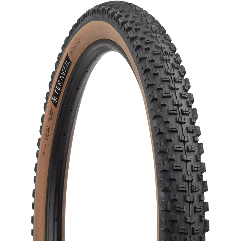 NEW Teravail Honcho Tire – 29 x 2.6, Tubeless, Folding, Tan, Light and Supple, Grip Compound
