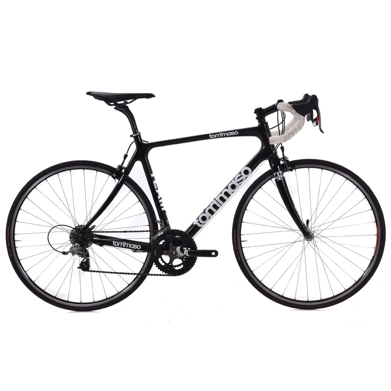 USED Tommaso Team Carbon Road Bike Large SRAM Red Force 2×10 speed