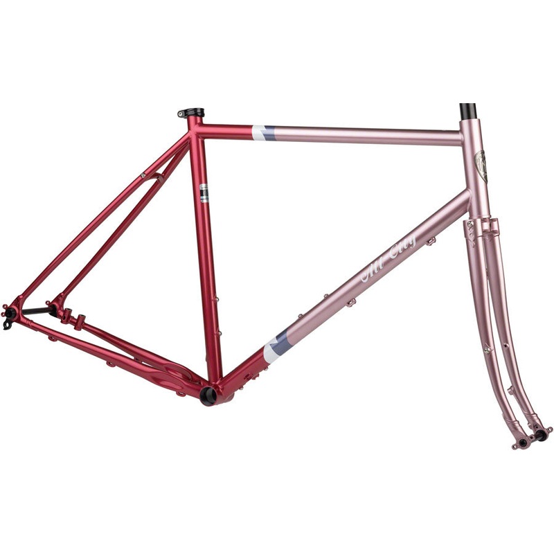 NEW All-City Gorilla Monsoon Frameset – 650b, Steel, Hotberry Rhubarb, 43cm