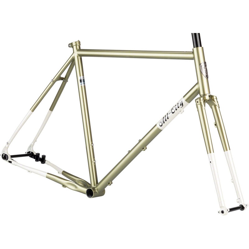 NEW All-City Super Professional Frameset – Flash Basil City Frame 43cm