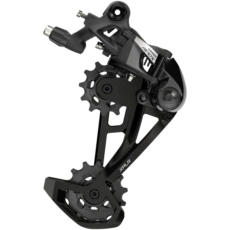 NEW SRAM Apex XPLR Rear Derailleur – 12-Speed, Medium Cage, 44t Max, Black, D1