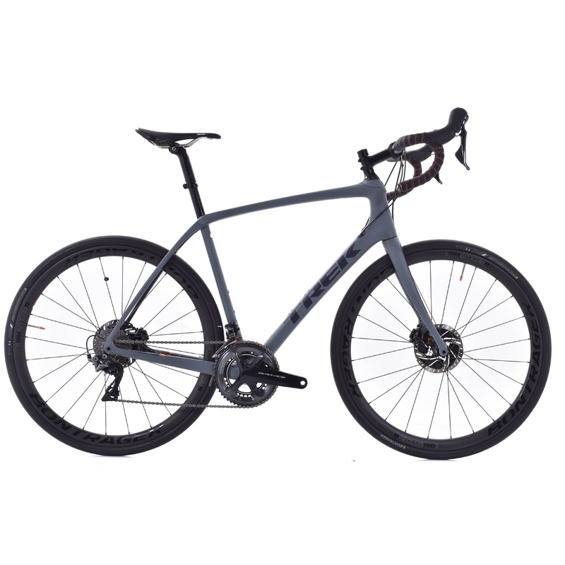USED 2018 58cm Trek Domane SL8 Disc Carbon Road Bike Shimano Dura-Ace 2×11 speed