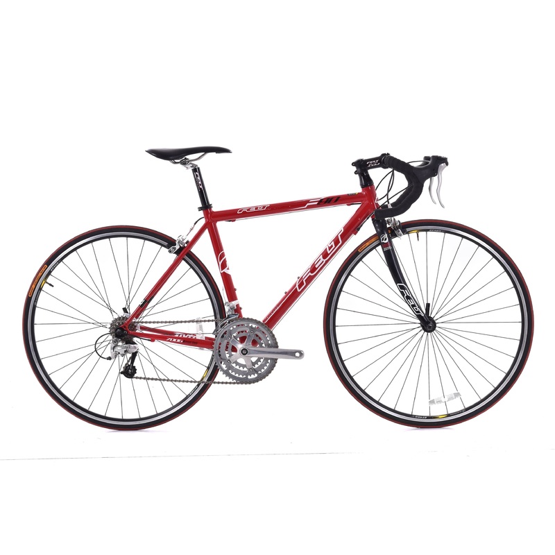 USED Felt F90 Aluminum Road Bike 52cm 3×8 speed Shimano Sora Red