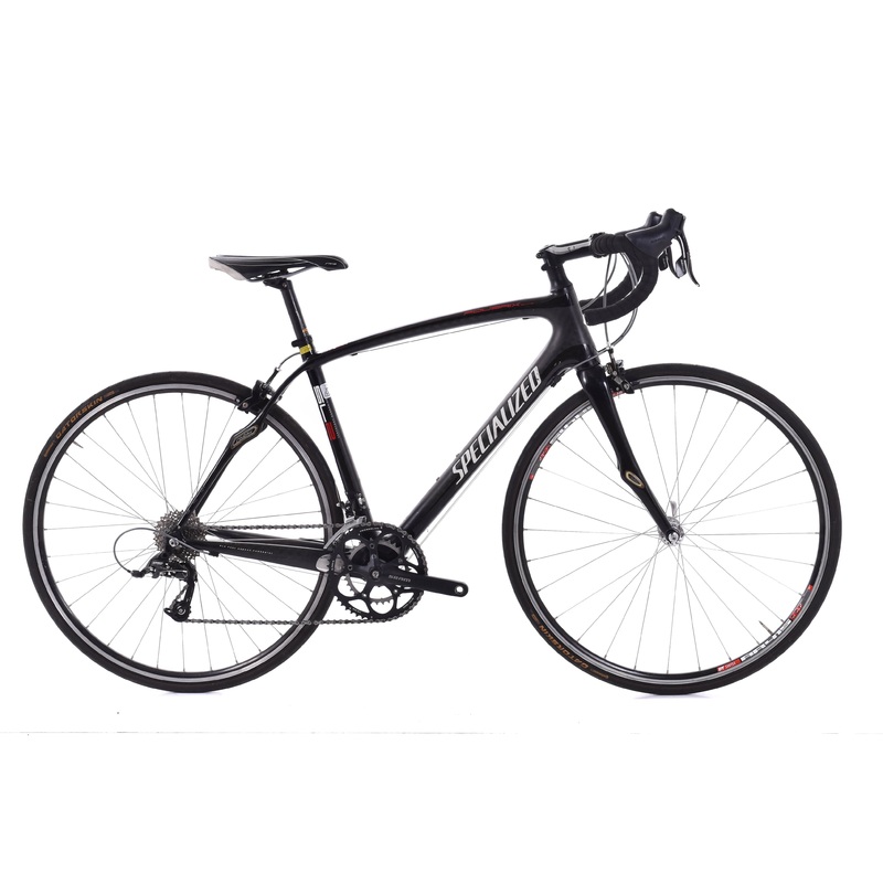USED Specialized Roubaix Elite SL2 Medium Carbon Road Bike SRAM Apex 2×10 speed Black