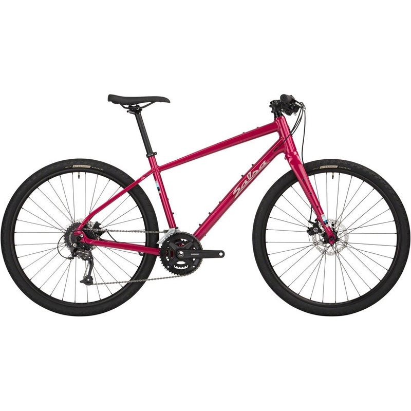 DEMO Salsa Journeyer Flat Bar Altus 650 Gravel Bike – 650b, Aluminum, Ruby Red, SM