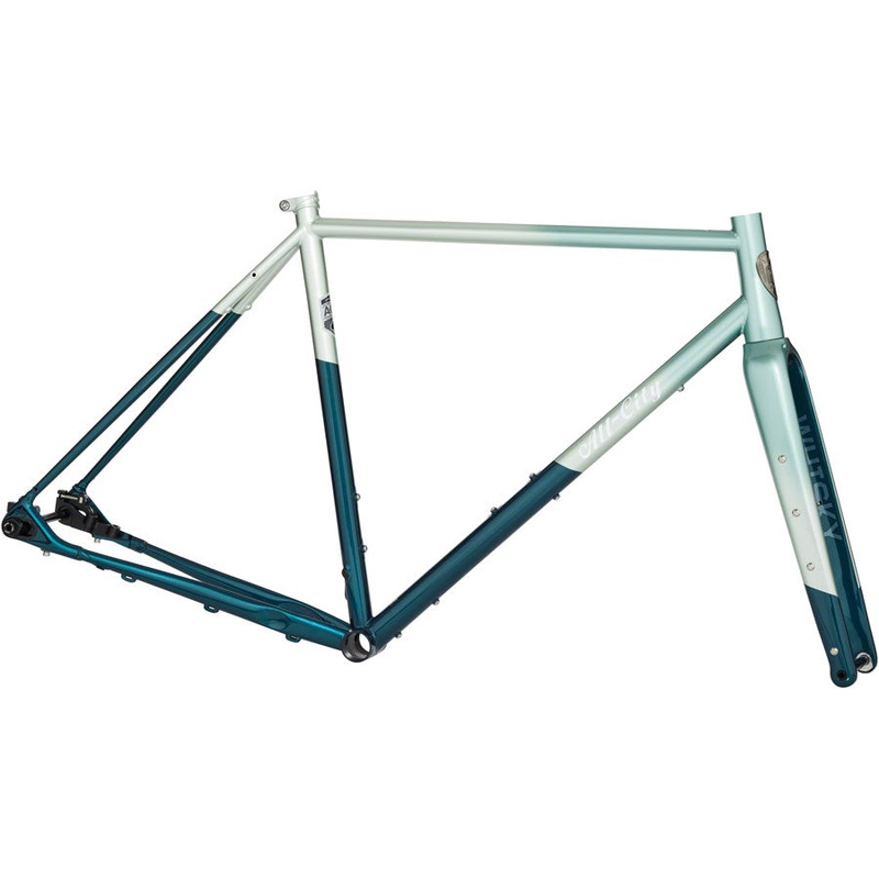 NEW All-City Cosmic Stallion All-Road Gravel Bike Frameset – 650b/700c, Steel, Rainbow Trout 46cm