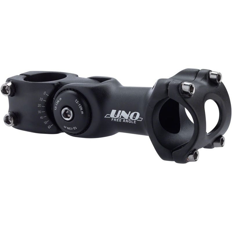 NEW Kalloy 820 Stem – 110mm, 31.8 Clamp, Adjustable, 1 1/8″, Aluminum, Black