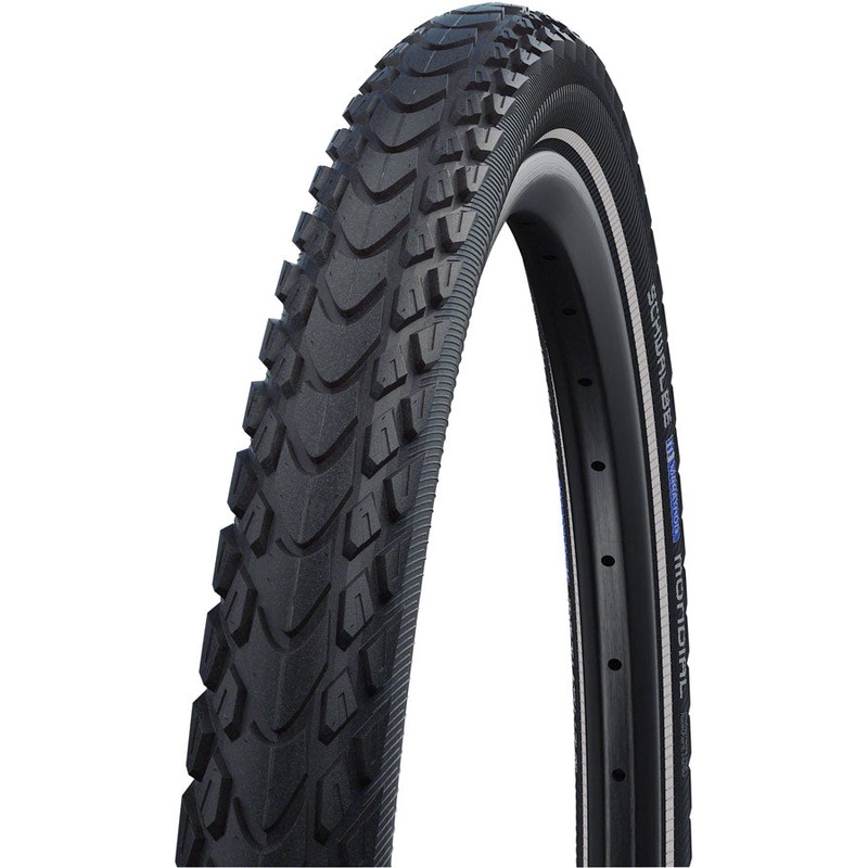 NEW Schwalbe Marathon Mondial Tire – 700 x 35, Clincher, Wire, Black/Reflective, Performance Line