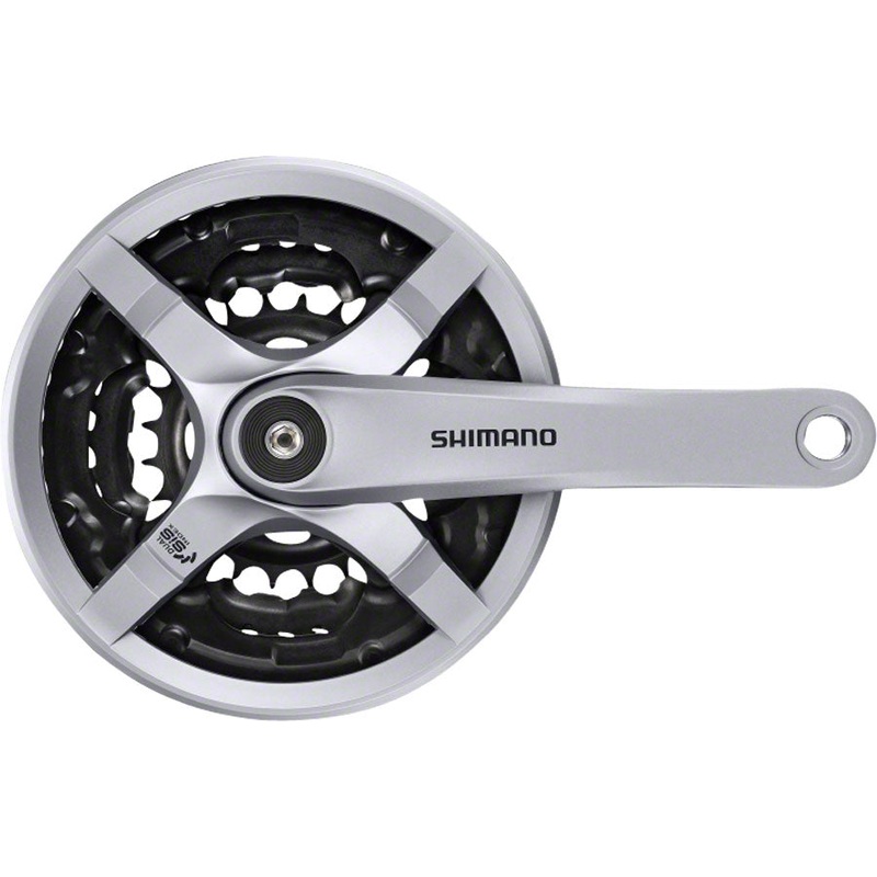 NEW Shimano Tourney FC-TY501 Crankset 175mm, 42/34/24t, Black