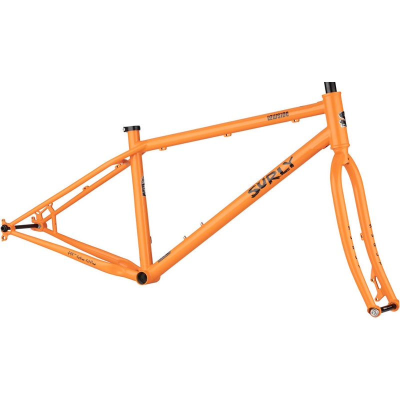 NEW Surly Lowside Frameset – Dream Tangerine Mountain Frame X-Small