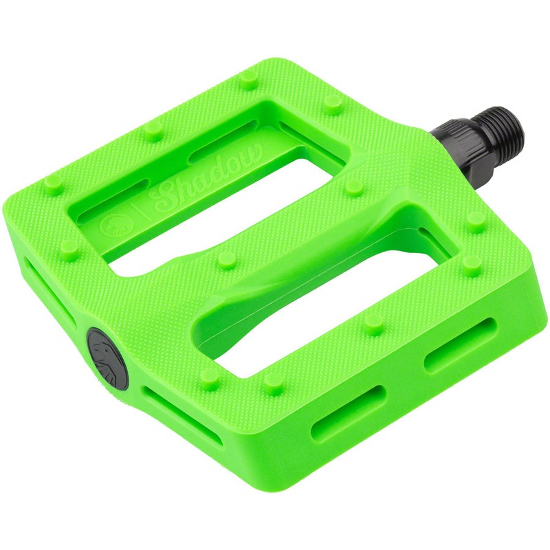NEW The Shadow Conspiracy Surface Pedals – Platform, Plastic, 9/16″, Neon Green