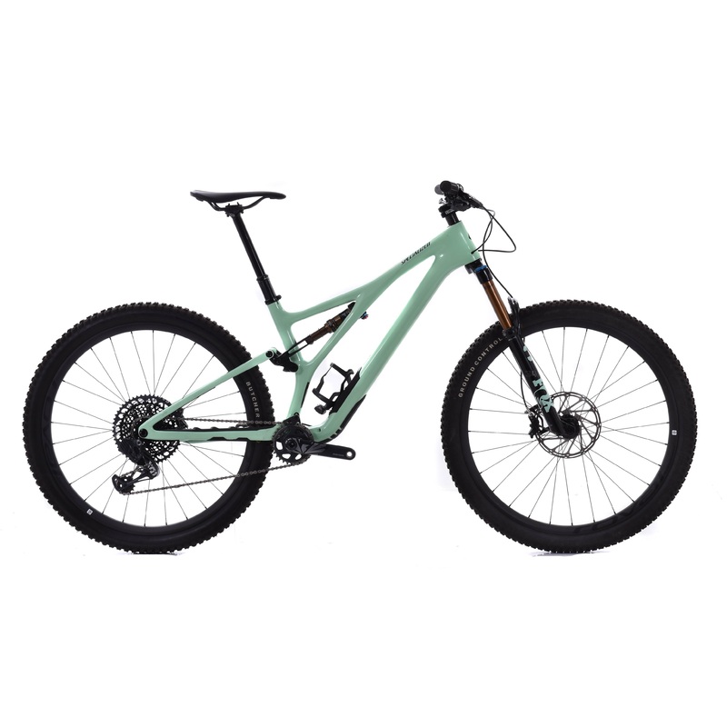 USED 2022 Specialized Stumpjumper Pro S4 Carbon Mountain Bike SRAM X01 AXS Eagle Roval Carbon Rims