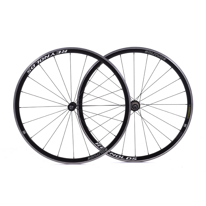USED Reynolds Solitude 700C Alloy Clincher Quick Release Rim Brake wheelset 10 speed