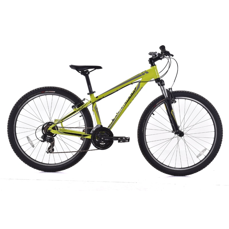 USED Specialized Hardrock V 650B Hardtail Mountain Bike Small 3×7 speed Hi-Vis Yellow