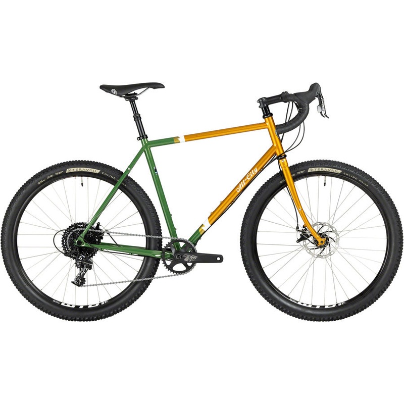 DEMO All-City Gorilla Monsoon Bike – 650b, Steel, APEX, Tangerine Evergreen, 43cm, GRADE A