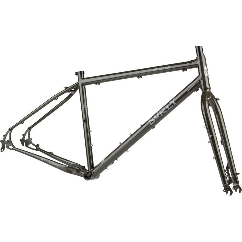 DEMO Surly Bridge Club Frameset – 27.5″/700c, Steel, Majestic Moss, X-Large, GRADE A – LIKE NEW