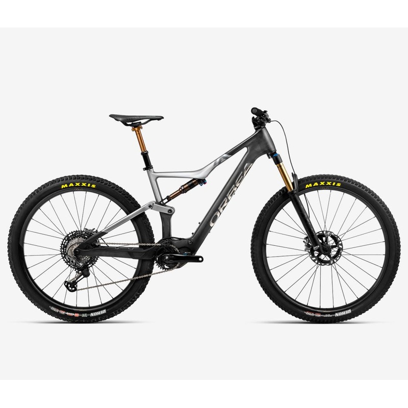 NEW 2023 Orbea Rise M-LTD Carbon E-Mountain Bike – 540Whr, Shimano EP801-RS Green/Black S
