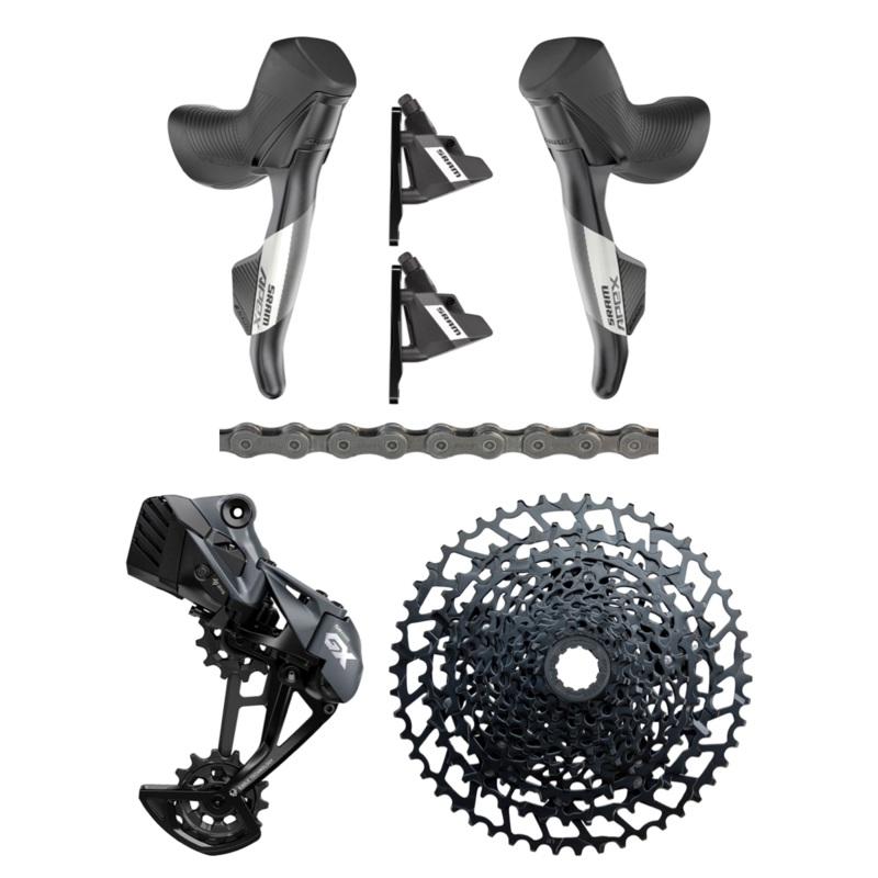 NEW SRAM Apex / GX-NX Eagle eTap AXS Mullet Groupset Kit – 11-50t