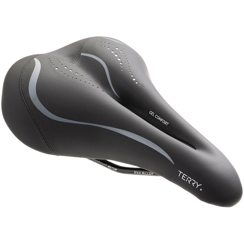 NEW Terry Liberator X Gel Saddle – Steel, Black, Women’s, Italia
