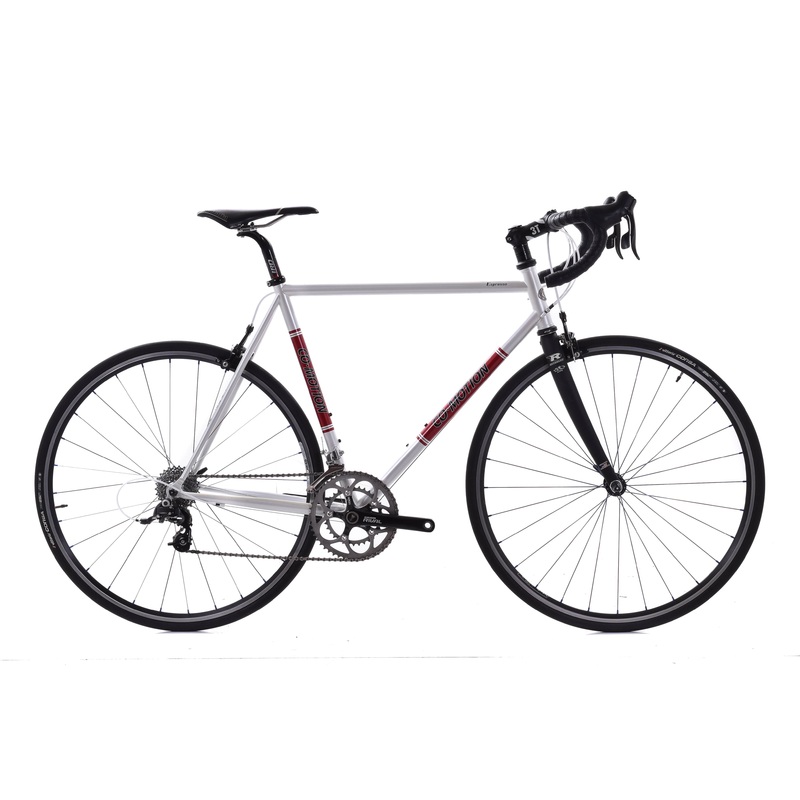 USED Co-Motion Espresso Steel 56cm Road Bike SRAM Rival 2×10 speed Velocity Wheels Pearl White/Red