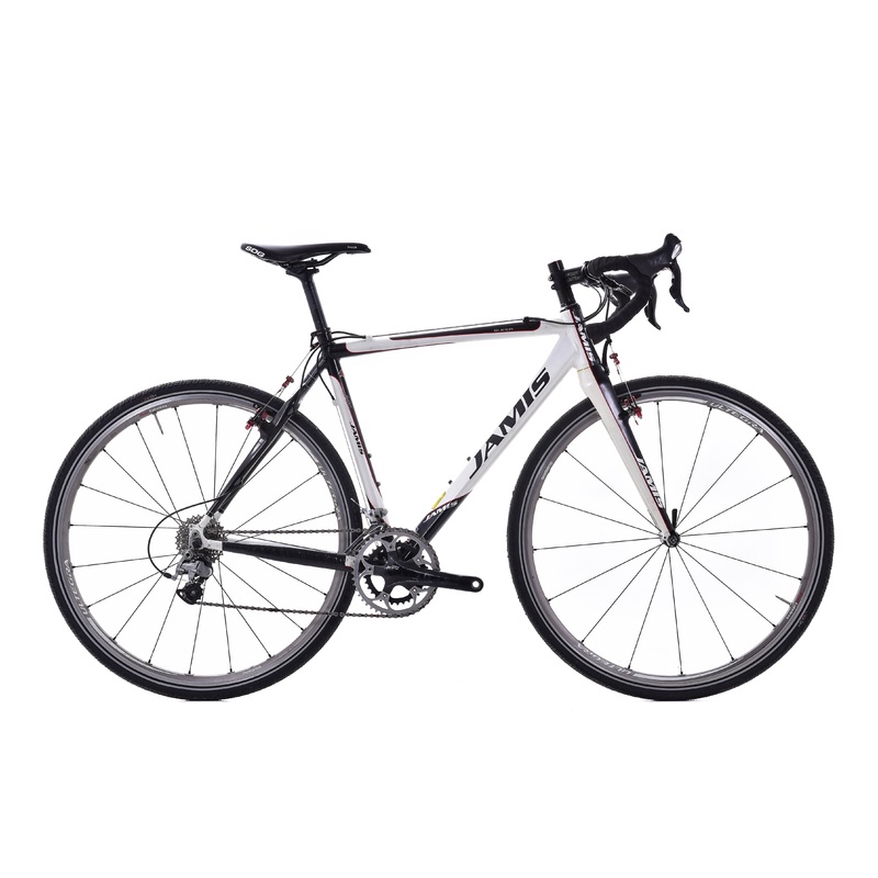 USED Jamis Supernova 54cm Aluminum/Carbon Cyclocross/Gravel Bike Shimano Ultegra 2×10 speed Black/White