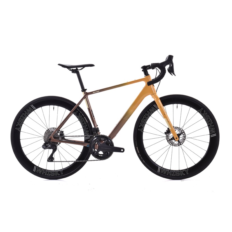 USED Salsa Warroad C Ultegra Di2 Road Bike – Carbon, Gold Fade, 54.5cm, Whisky, DT Swiss 350