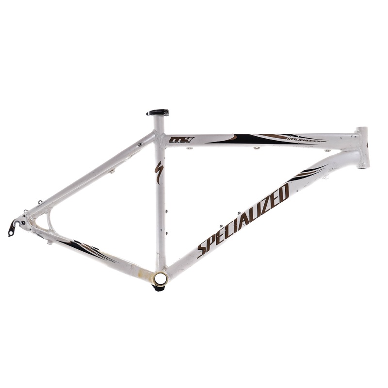 USED Specialized Rockhopper M4 Aluminum Hardtail 19″ Mountain Bike Frame 26″ Wheels White