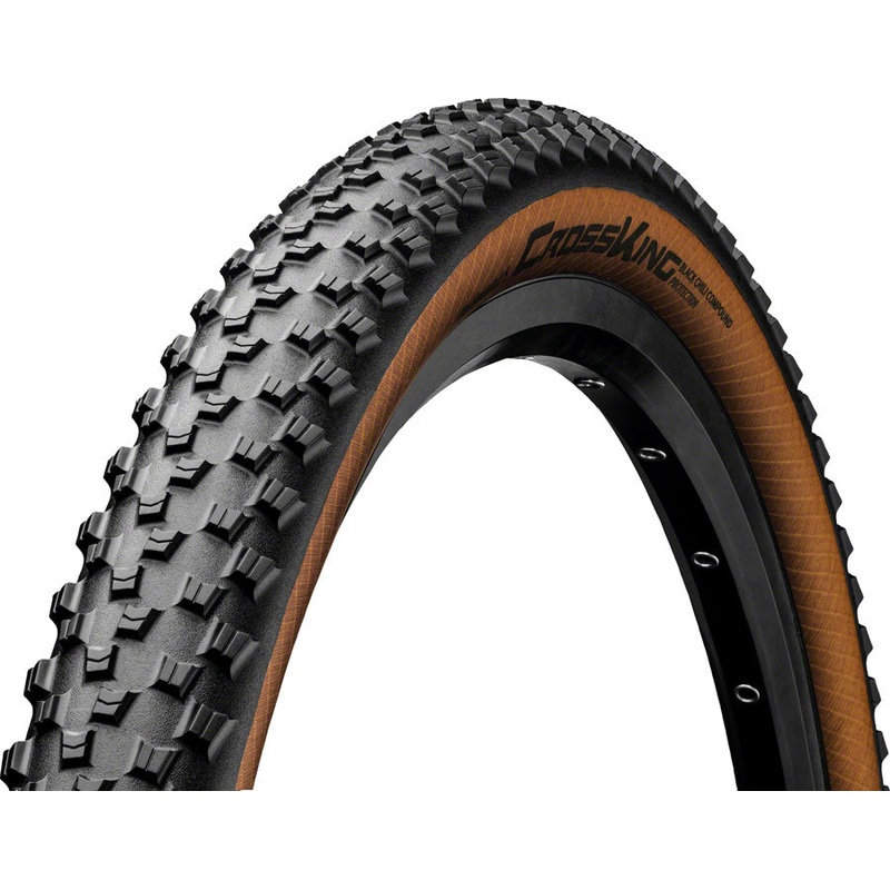 NEW Continental Cross King Tire – 26 x 2.20, Tubeless, Folding, Black/Bernstein, BlackChili, ProTection, E25