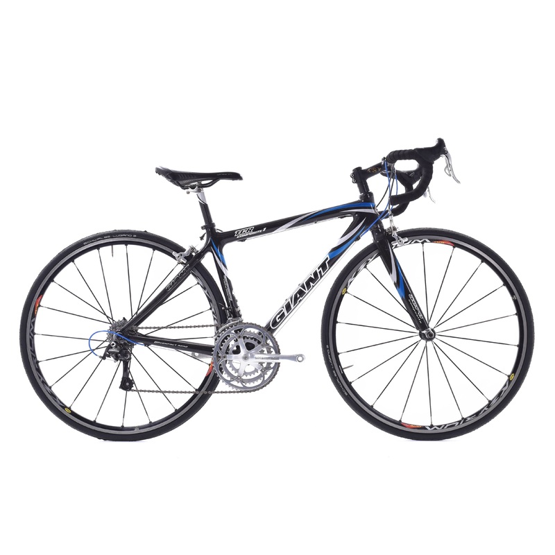 USED Giant TCR Composite 1 Carbon Road Bike Small Campagnolo 3×10 speed