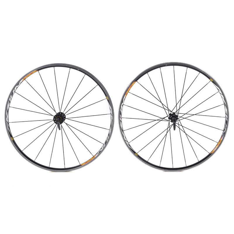 USED Mavic Aksium Race 700C Alloy Road Wheelset Rim Brake Quick Release