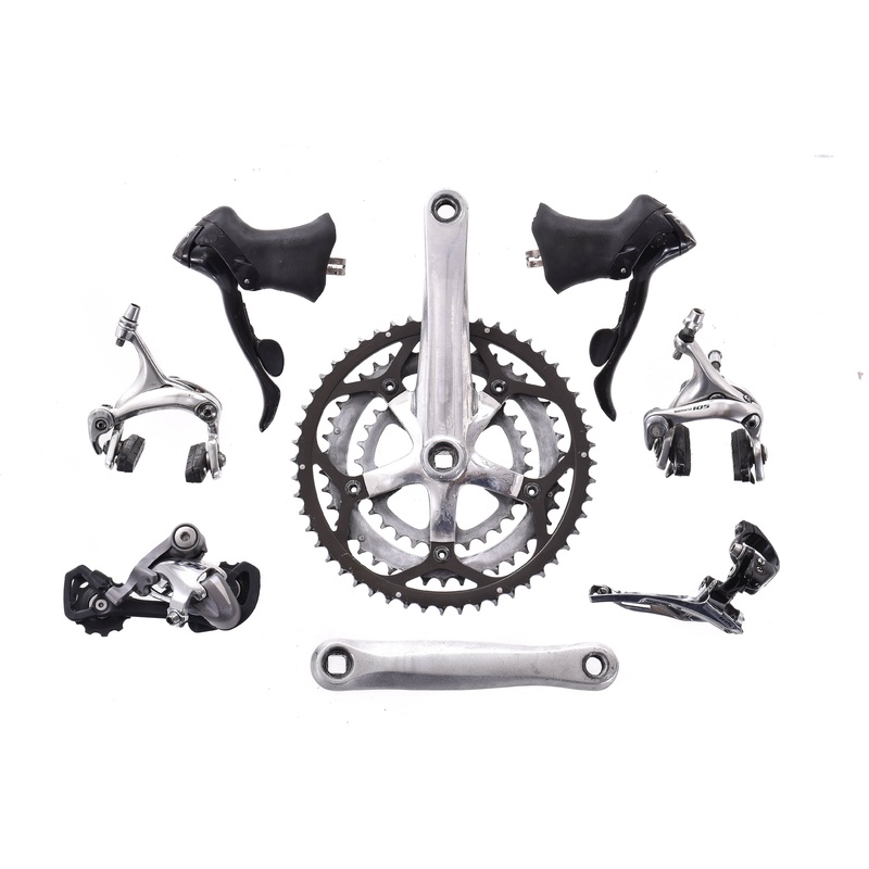 USED Shimano 105 5500 3×9 speed Road Groupset 175mm Triple Crank