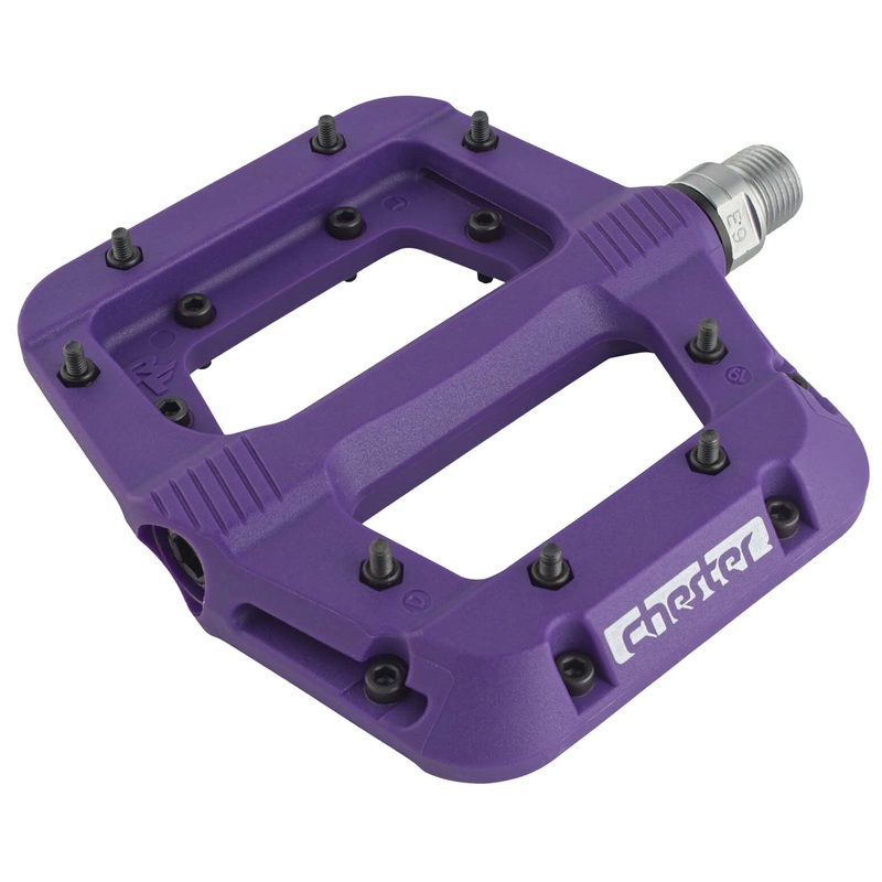 NEW RaceFace Chester Pedals – Platform, Composite, 9/16″, Purple