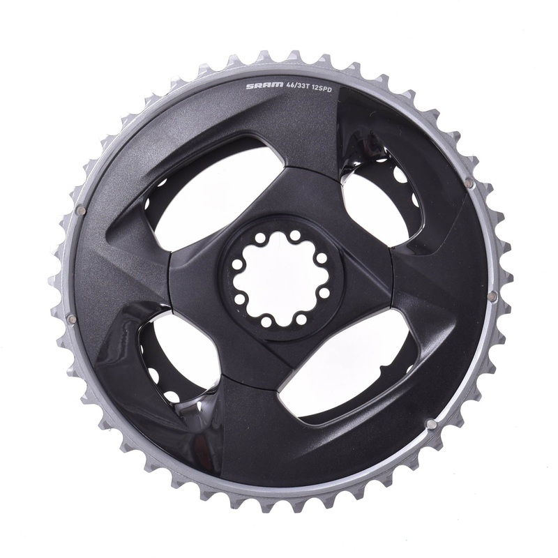 NEW SRAM Force 2x Chainring Kit – 46/33t, 2×12-Speed, 8-Bolt, Direct Mount, Black, D1