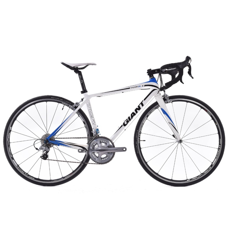 USED 2009 Giant TCR SL 1 Small Aluminum Road Bike Ultegra 6700 Stages Power Meter