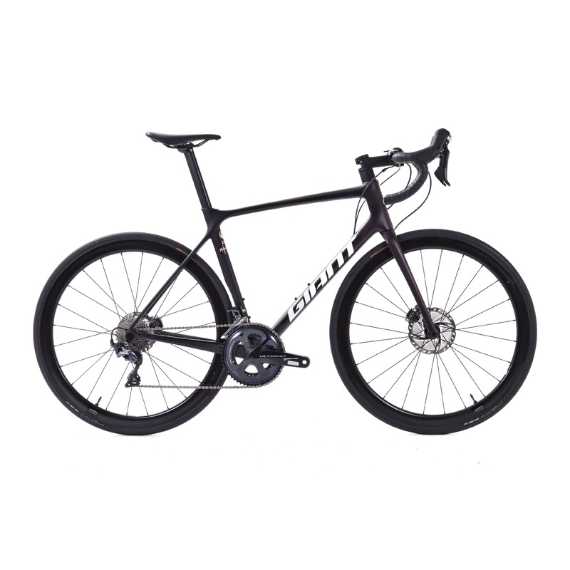 USED 2021 Giant TCR Advanced Pro 1 Disc M/L Carbon Road Bike Ultegra 2×11 Power Meter